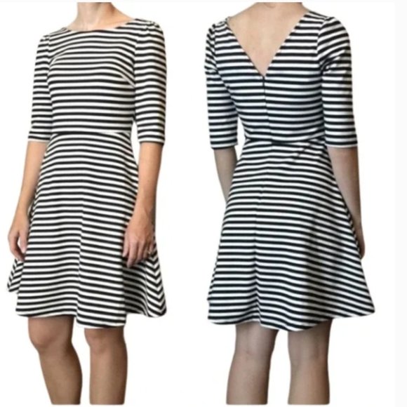 Pixley Dresses & Skirts - Stitch Fix Pixley Kathy Fit and Flare Stripe Dress M